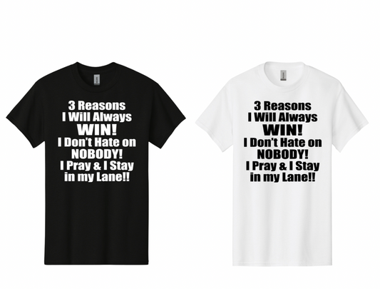 3 Reason I Win!